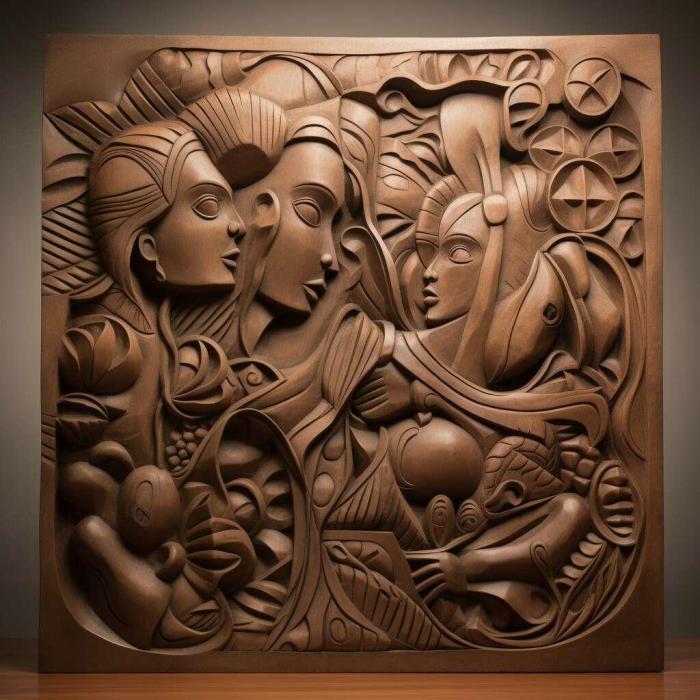 نموذج ثلاثي الأبعاد لآلة CNC 3D Art 